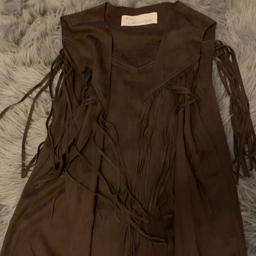 Vintage Havana Fringe Vest